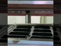 Contenedor de conchas con tapa con bisagras de pp, microondas